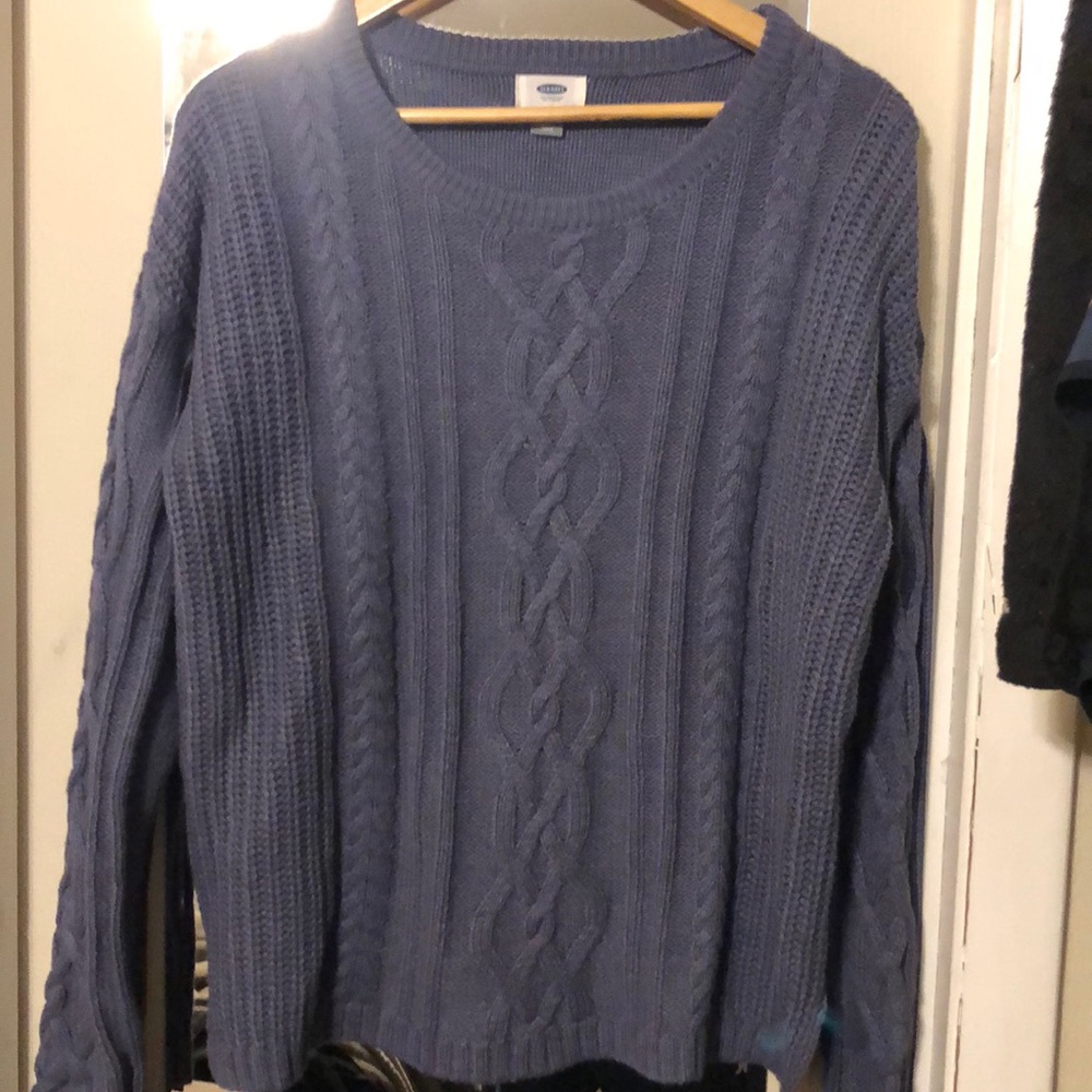 Cable knit sweater xl